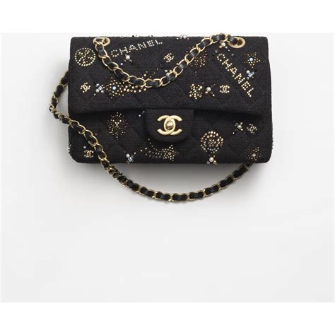 chanel classic handbag grained calfskin & gold metal|Chanel black quilted caviar handbag.